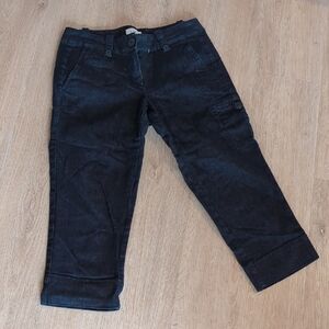 LOFT Dark Denim Capri Pants